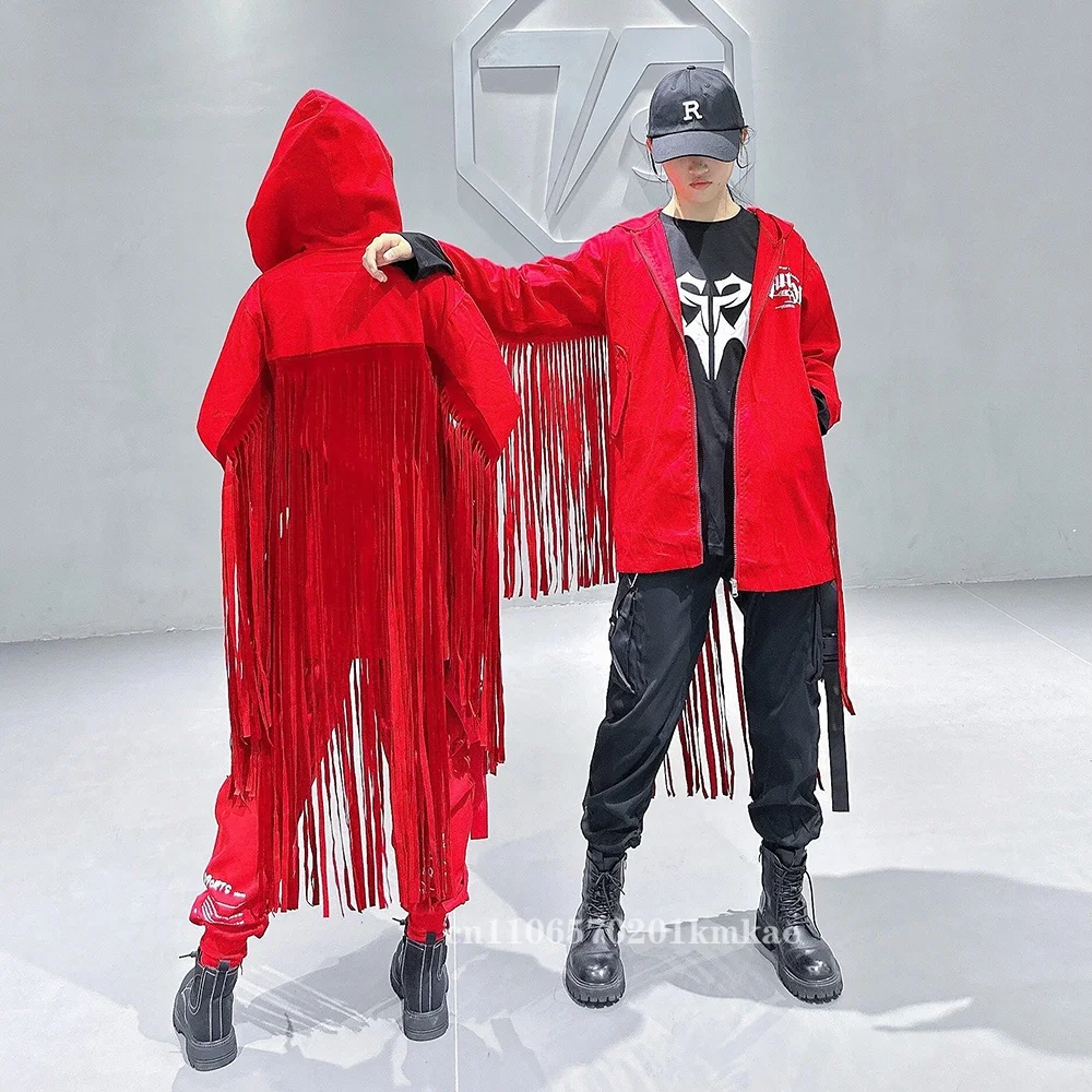 Street Fashion Outfit Girl - طقم أزياء أداء الهيب هوب للنساء،
