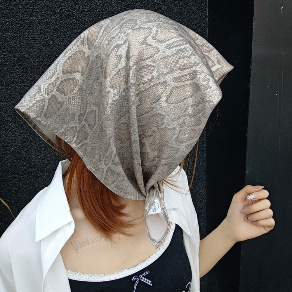 Street Fashion Art - أغطية الرأس Y2K الأفعى طباعة الشعر