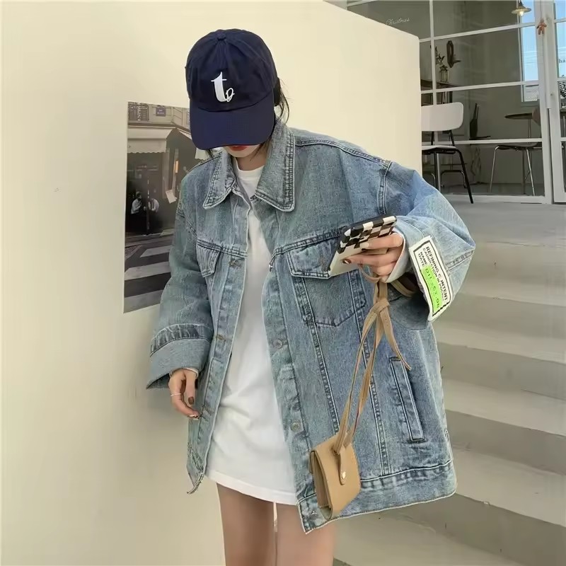 سترة نسائية كورية عصرية جديدة  - مراجعة Korean Street Fashion Female وسعره