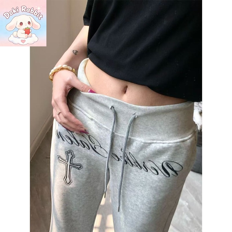 بنطلون نسائي واسع بخصر عالٍ وق - مراجعة Korean Street Fashion Female وسعره