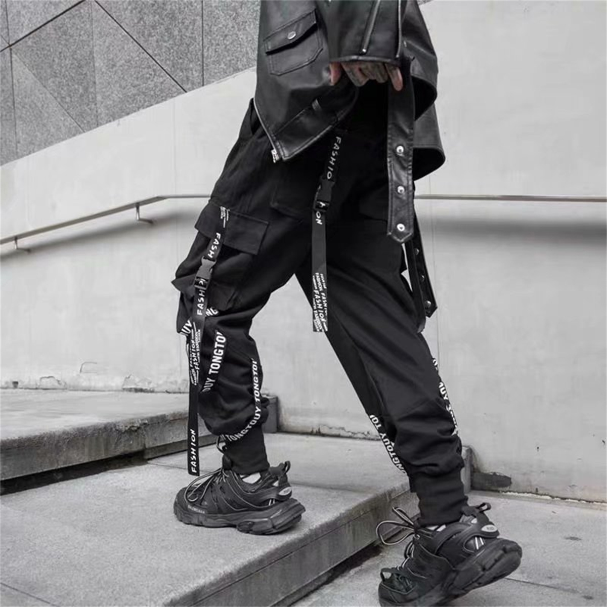بنطلون كارجو رجالي جديد وعصري، - مراجعة Street Fashion In Japanese وسعره