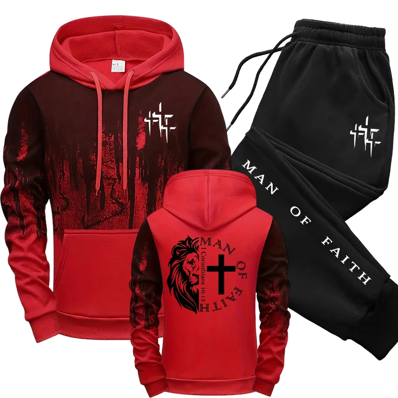 طقم رجالي بنمط Man of Faith يت - مراجعة Street Fashion Art وسعره